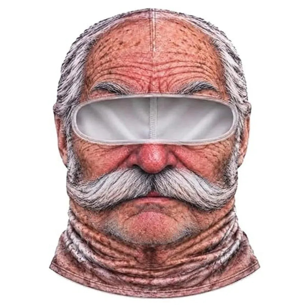The Grandpa Ski Mask — Funny Face Balaclava