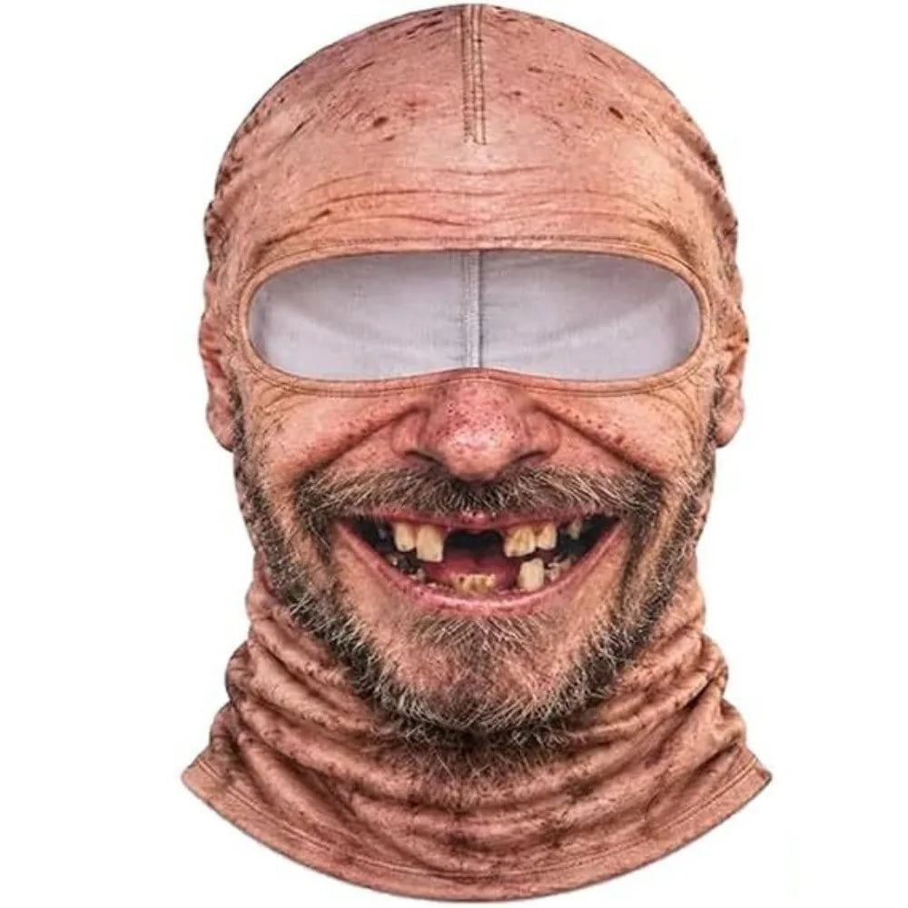 The Grandpa Ski Mask — Funny Face Balaclava